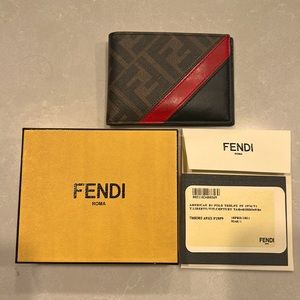 Fendi Leather Wallet Authentic - Box and Papers